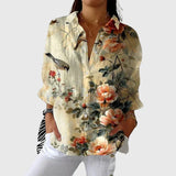 Blusa leggera e colorata stampata