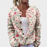 Caterina - Cardigan autunnale a fiori