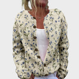 Camilla - Cardigan autunnale a fiori