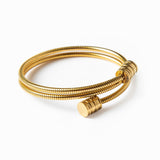 Bracciale dorato Twister