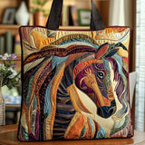 Borsa artigianale - Cavallo colorato a mosaico