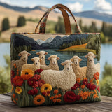 Borsa artigianale - Pecora sul lago