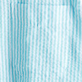 Camicia estiva da uomo in cotone a maniche corte con taschino