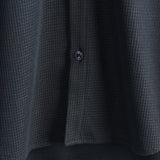 Camicia estiva da uomo a quadri ampia con bottoni