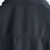 Camicia estiva da uomo a quadri ampia con bottoni