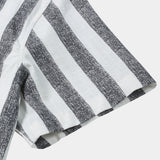 Camicia da uomo in cotone a righe leggera e fresca