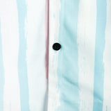 Camicia estiva da uomo a righe blu e rosa