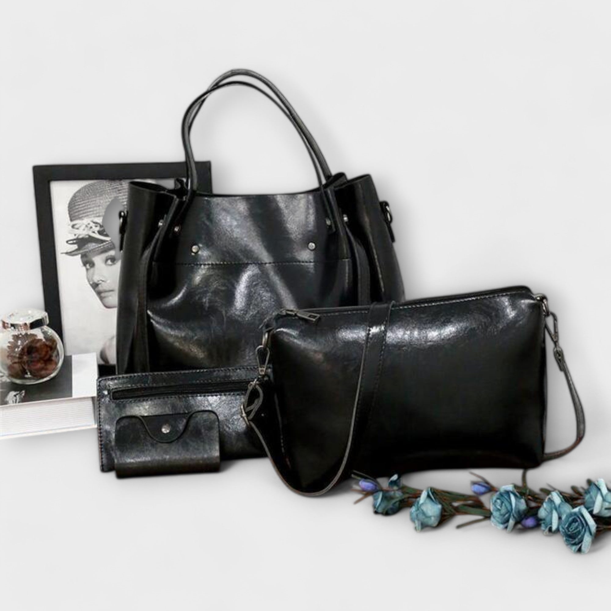 Cecilia - Borsa vintage in 4 pezzi