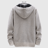 Mirko - Cappotto intrecciato con cappuccio