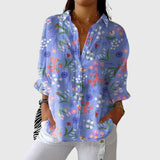 Blusa leggera e colorata a fiori