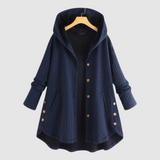 Susanna - Cappotto trapuntato con cappuccio e bottoni