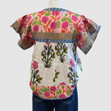 Maddalena - Blusa ricamata in stile boho