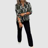 Ella - Blusa con stampa grafica