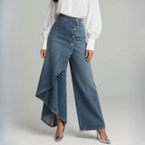 Tecla - Pantaloni in denim a portafoglio