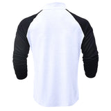 Camicia in cotone con collo alla coreana