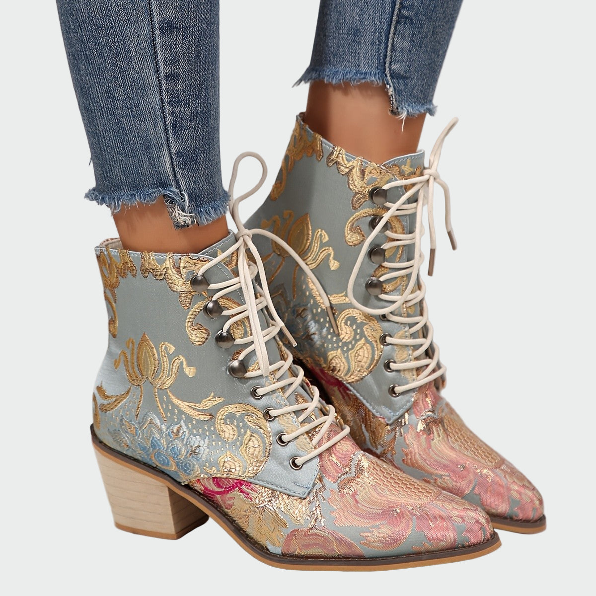 Ursula - Scarpe in pelle con fiori