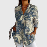 Blusa leggera e colorata con stampe