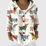 Maglione con cappuccio stile comfort