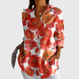 Blusa leggera e colorata con stampe