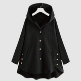 Susanna - Cappotto trapuntato con cappuccio e bottoni