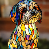 Gigio - Lampada Magisk a forma di cane in vetro colorato