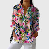 Blusa leggera e colorata con stampe