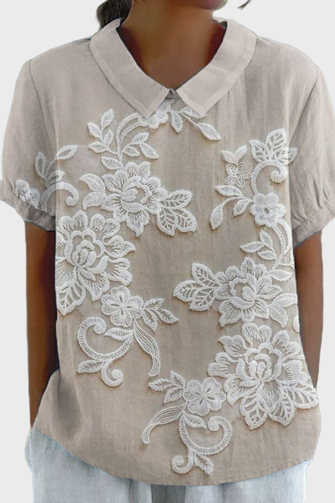 Stefania - Blusa con colletto Lily