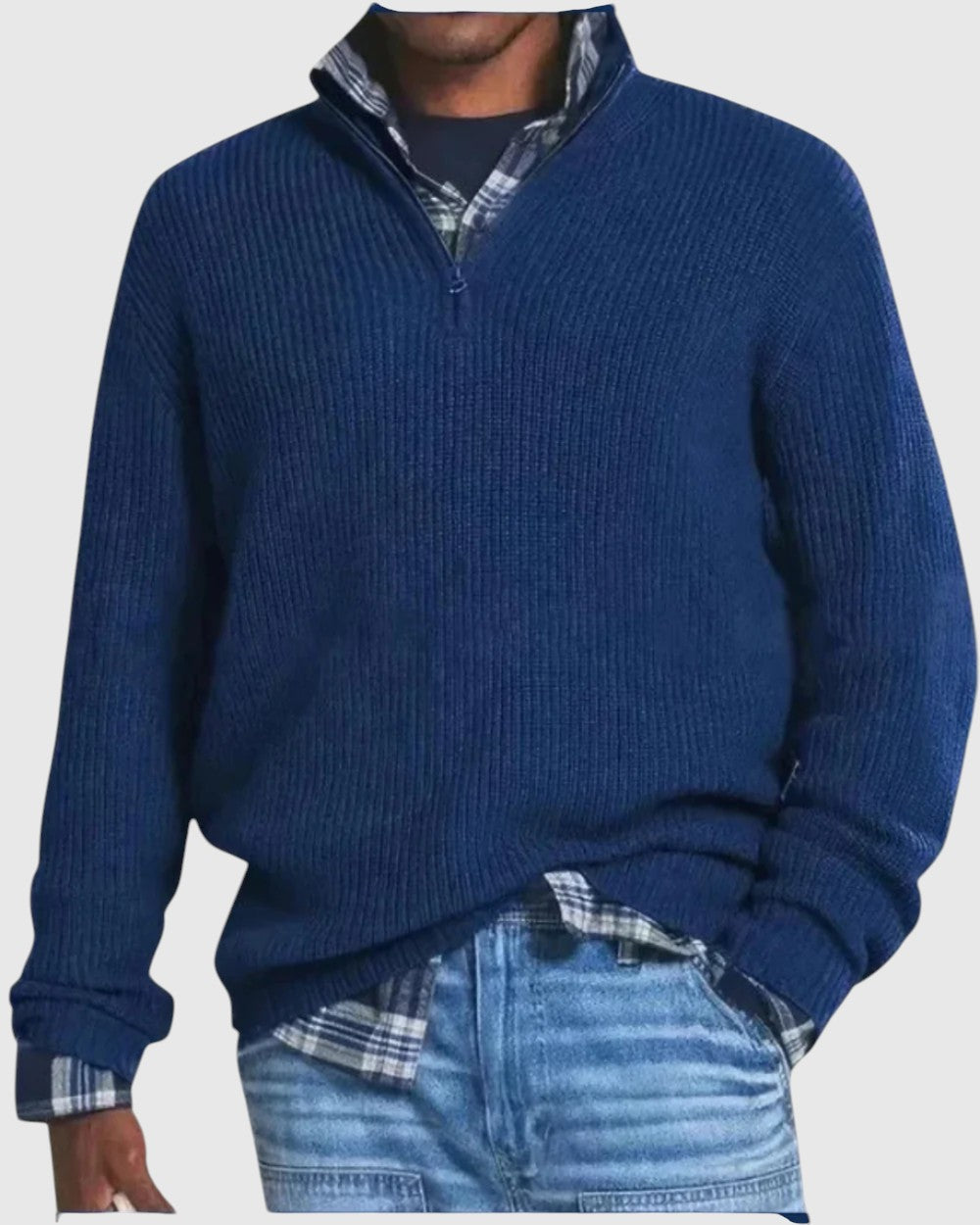 Dario - Maglione con zip Diego