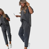 Barbara - Completo in cotone in 2 pezzi