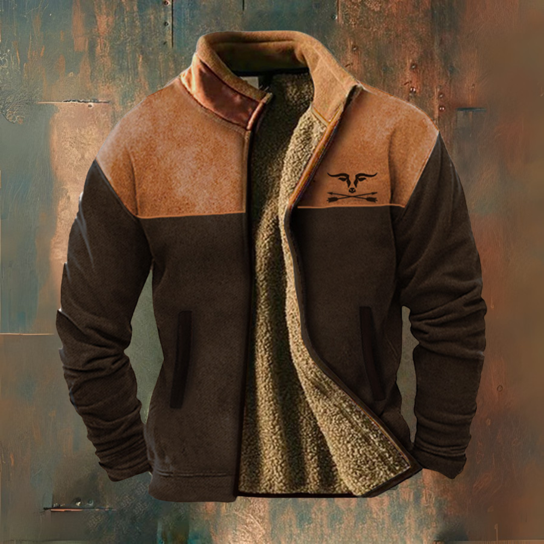 Yellowstone™ - Giacca in pile da uomo con mezza zip