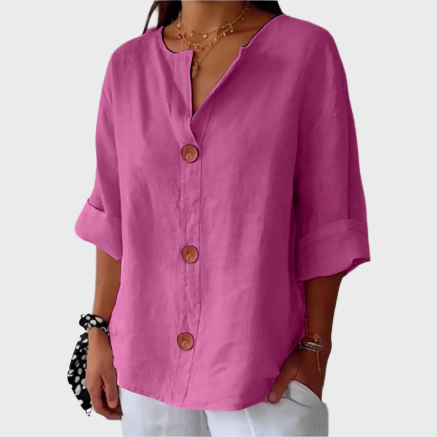 Adele - Camicia comoda in lino