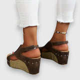 Mia - Sandali vintage con plateau
