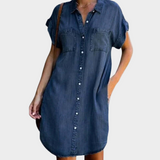 Anna - Abito ampio in denim