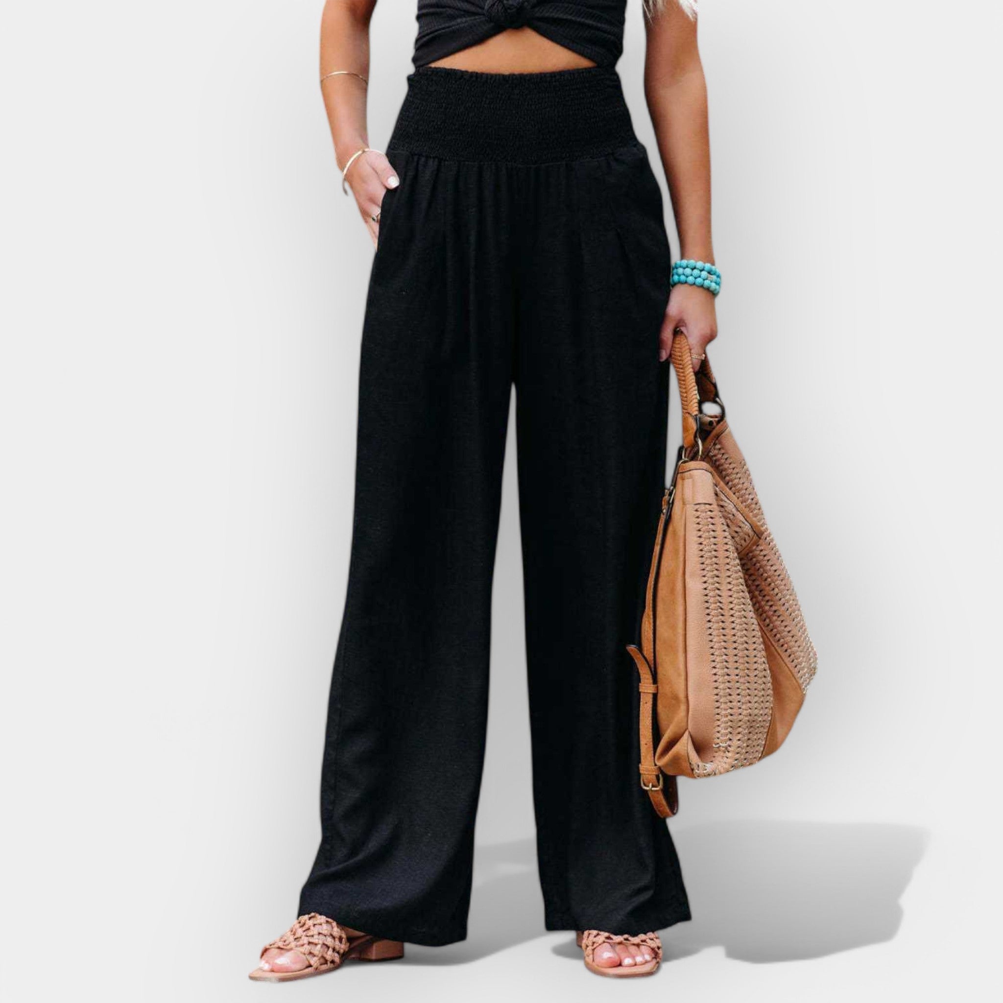 Natalia - Pantaloni larghi comodi