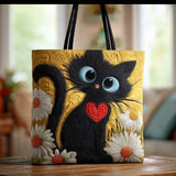 Borsa artigianale - Gattina Nera Margherita
