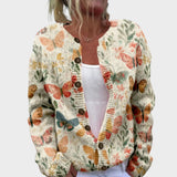 Carolina - Cardigan autunnale a fiori