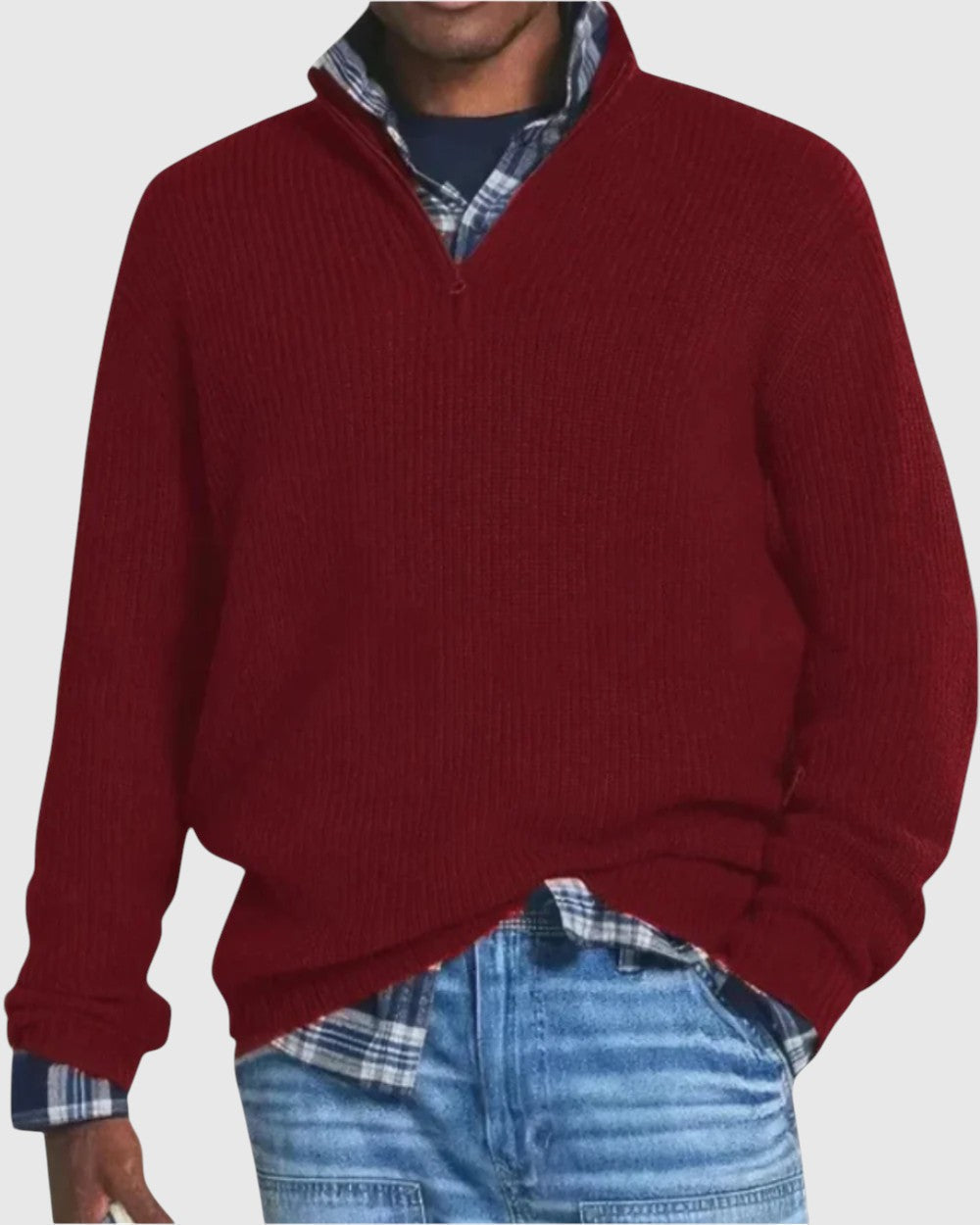 Dario - Maglione con zip Diego