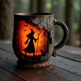 Tazza artistica 3D „Halloween – Strega”