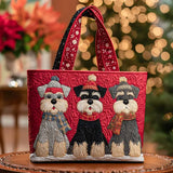 Borsa artigianale - Trio di schnauzer