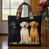 Borsa artistica - Tre labrador