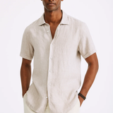 Camicia con bottoni - Colletto aperto