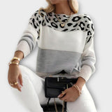 Fabrizia - Maglione ampio leopardato