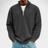 Martino - Maglione da uomo con zip polo