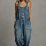 Eleonora - Tuta in denim di stile con tasche