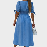 Nina - Abito in denim brillante