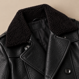 Trench da donna doppiopetto con collo a revers