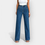 Mia - Jeans a vita alta dal comodo taglio ampio