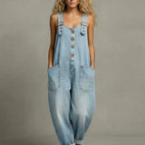 Eleonora - Tuta in denim di stile con tasche