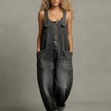 Eleonora - Tuta in denim di stile con tasche