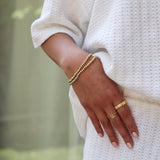 Bracciale dorato Mykonos